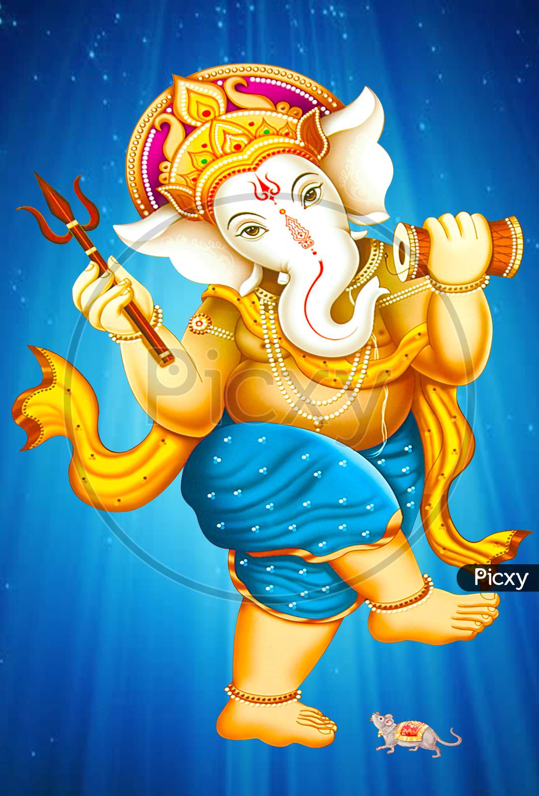 Image of Hindu Lord Ganesha Texture Wallpaper Background-YH951550 ...