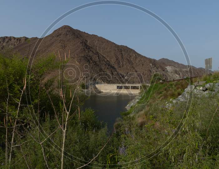 Lake view at a Dam