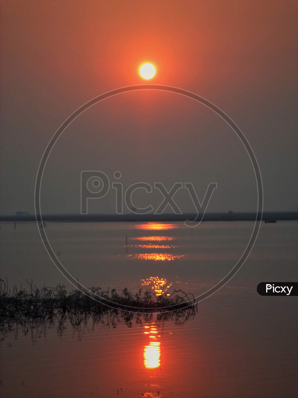 Sunset at River Ganga, Ganges