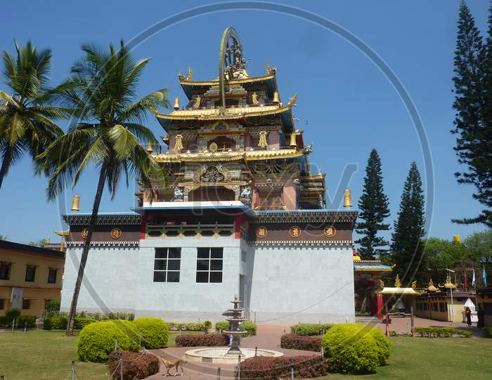 The Golden Temple Buddhist Monastery in Mysore