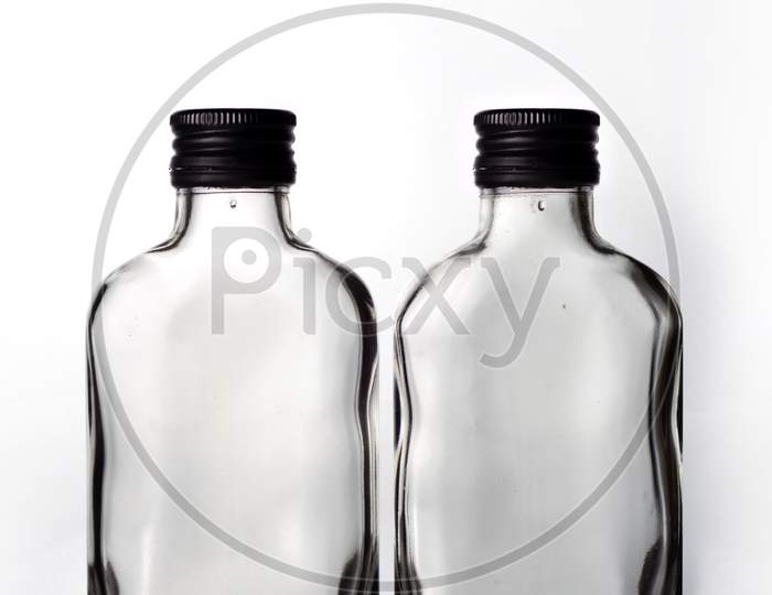 Glass bottle empty