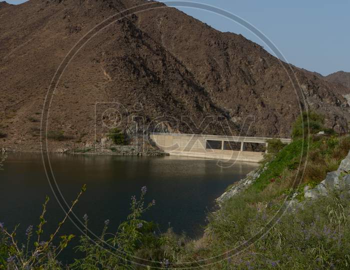 Lake view at a Dam