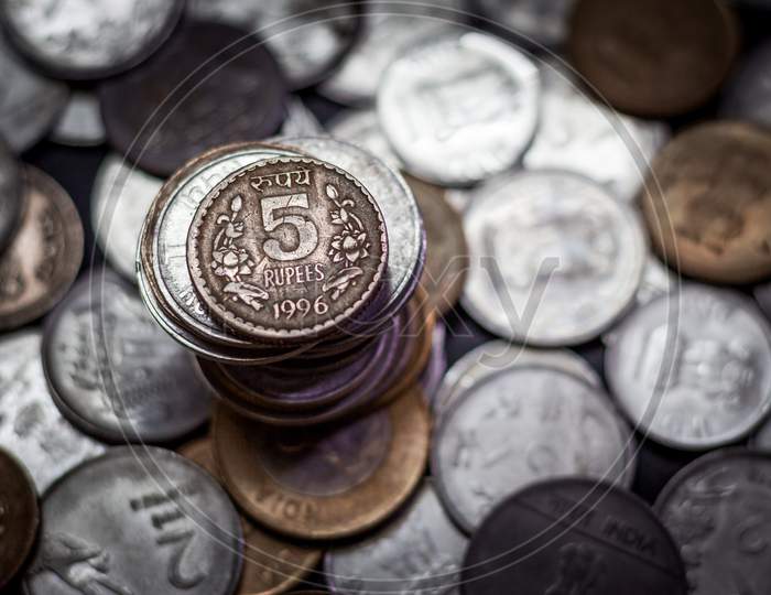 Coin ₹5, 1996