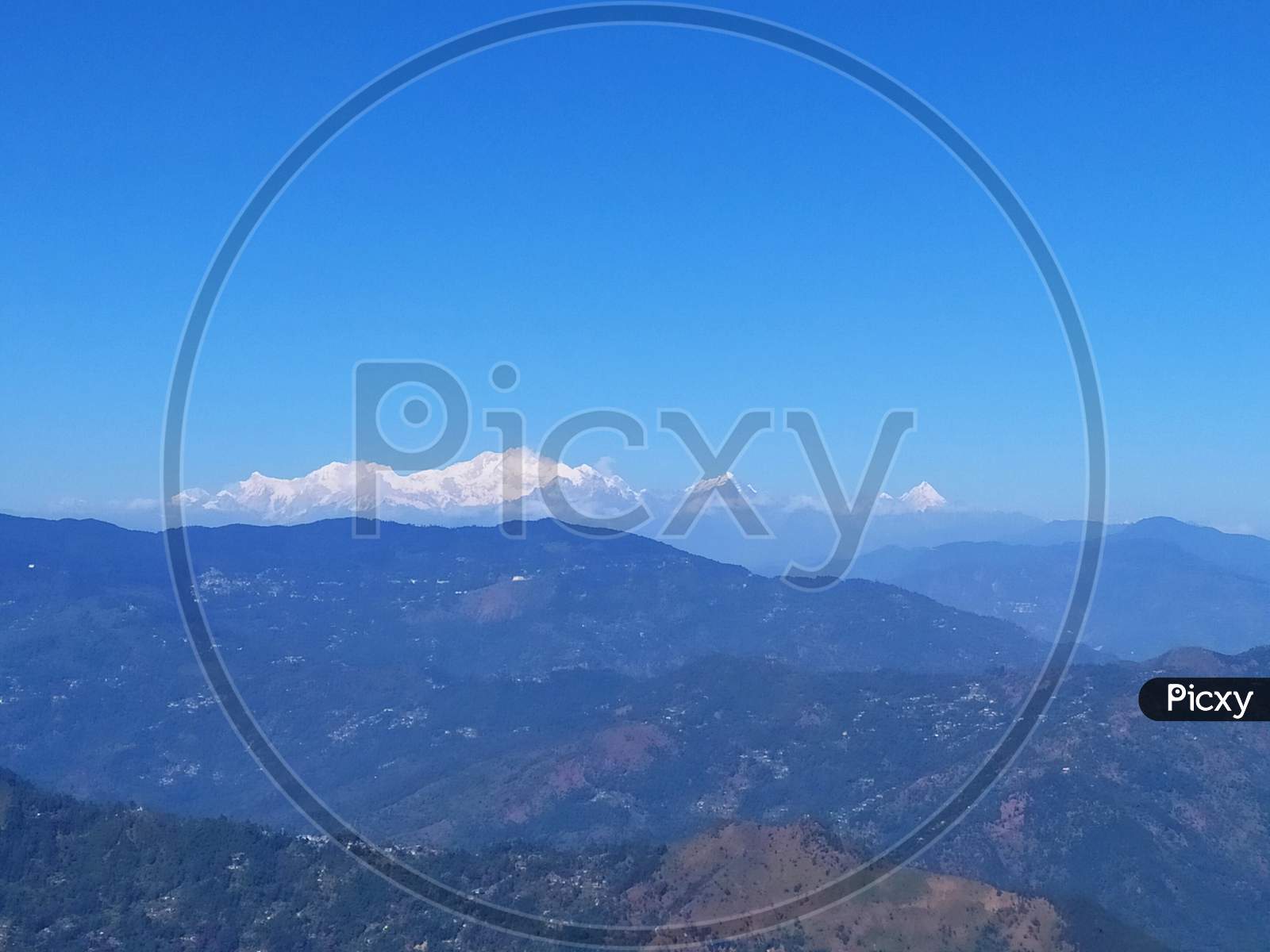 Kanchenjunga hilla in West bangal siliguri natural photography by phone