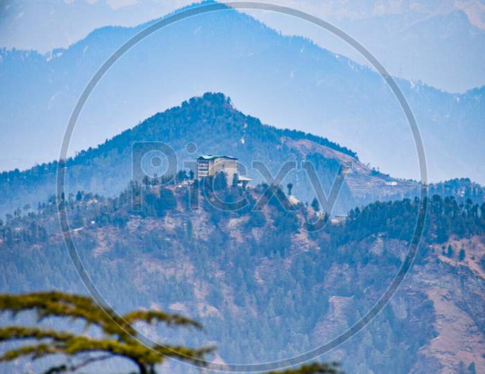 Himalayas view from shimla