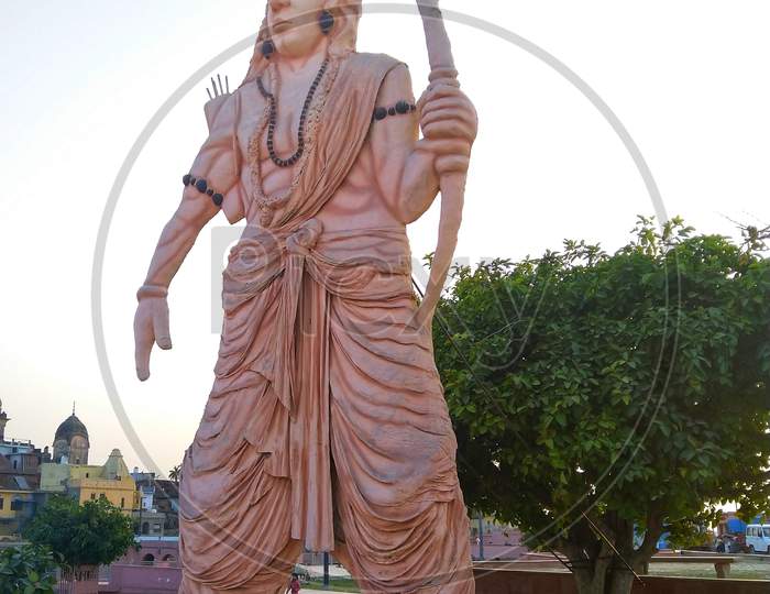 Ram Lord ldols in Ayodhya city.