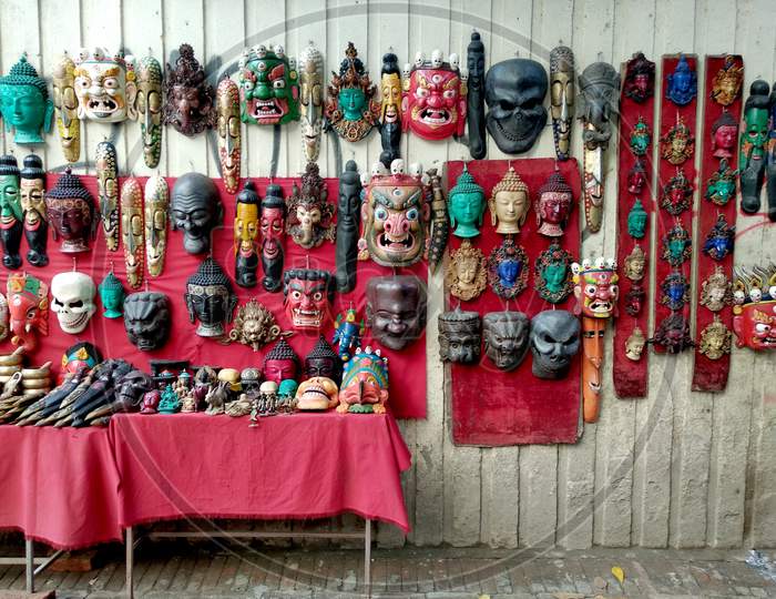 The mask shop at the street