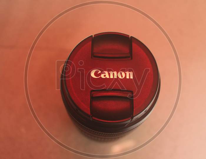 Canon camera lens cap macro photography