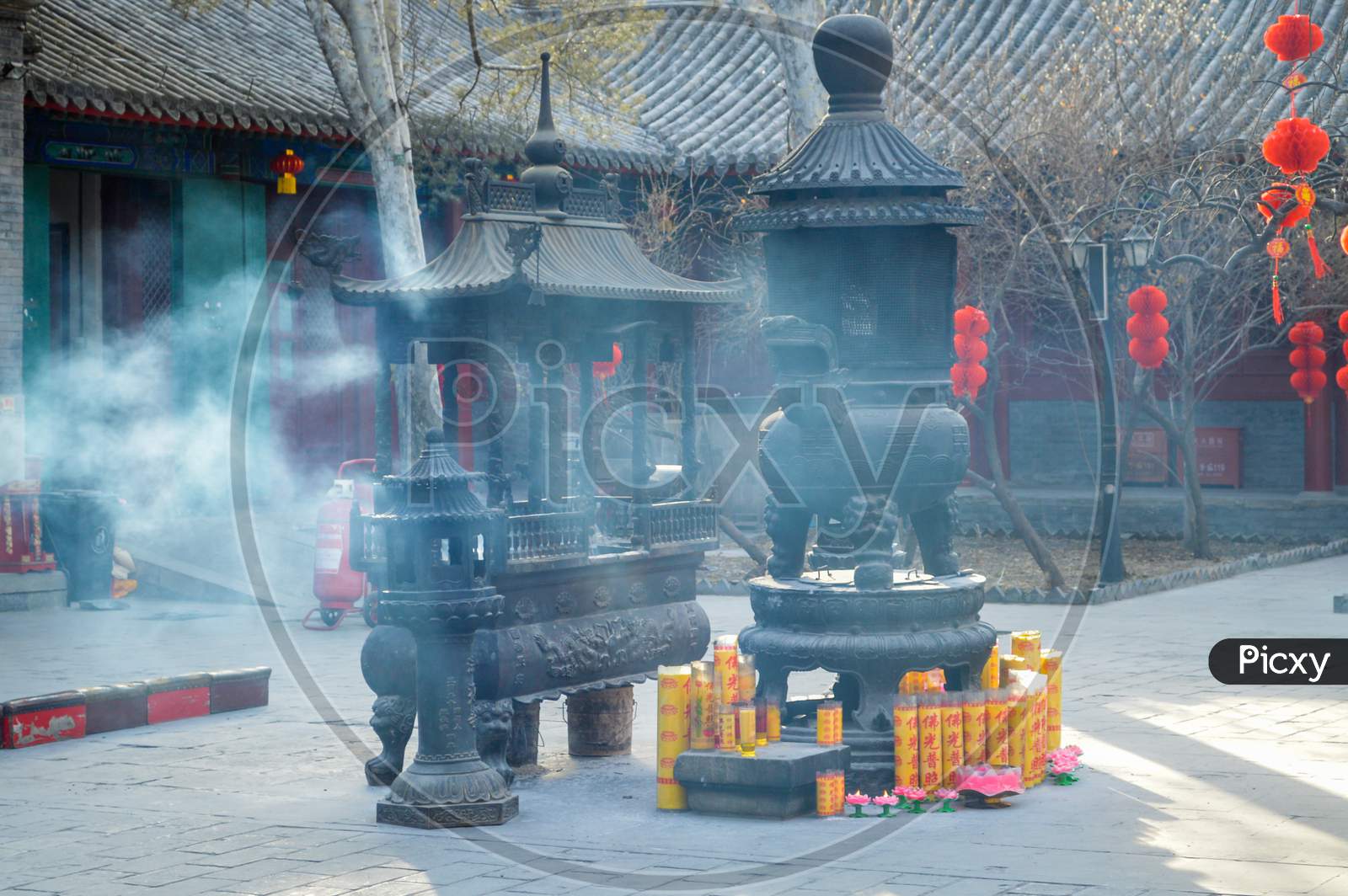 Fayuan Temple, Oldest Buddhist Temple In Beijing, China
