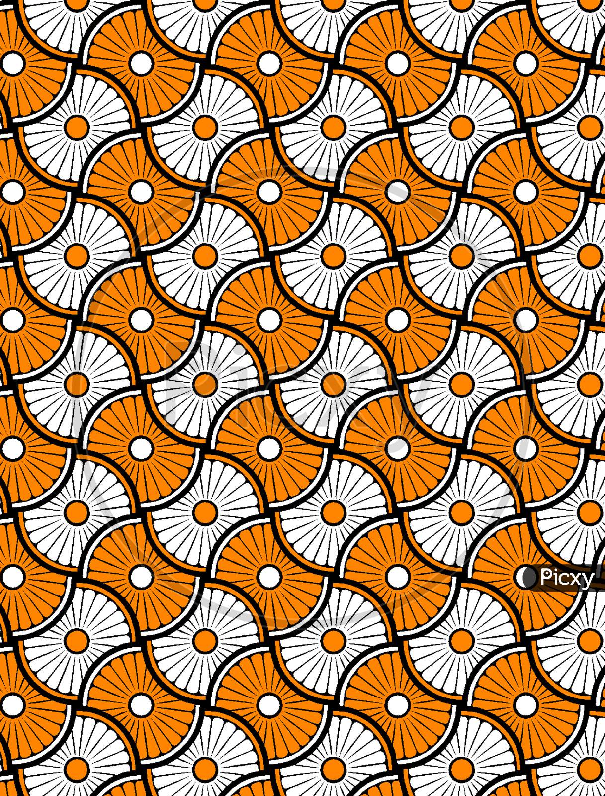 Abstract Seamless Geometric Pattern And Background