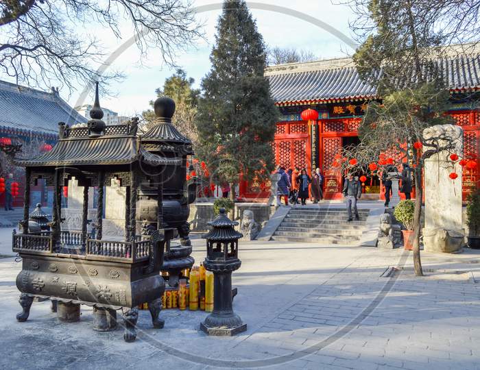 Fayuan Temple, Oldest Buddhist Temple In Beijing, China