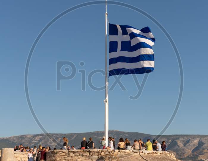 National Flag Of Greece