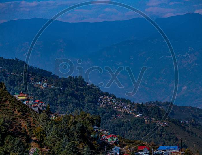 Darjeeling from Top of The Hill