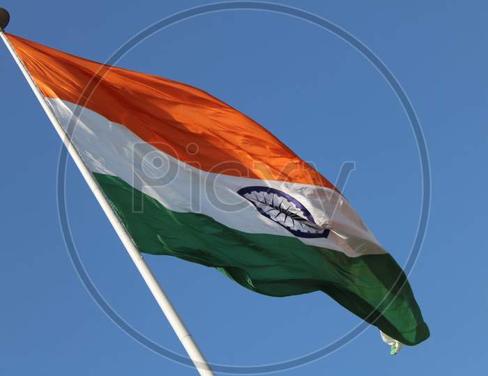 The Indian Flag proud of india