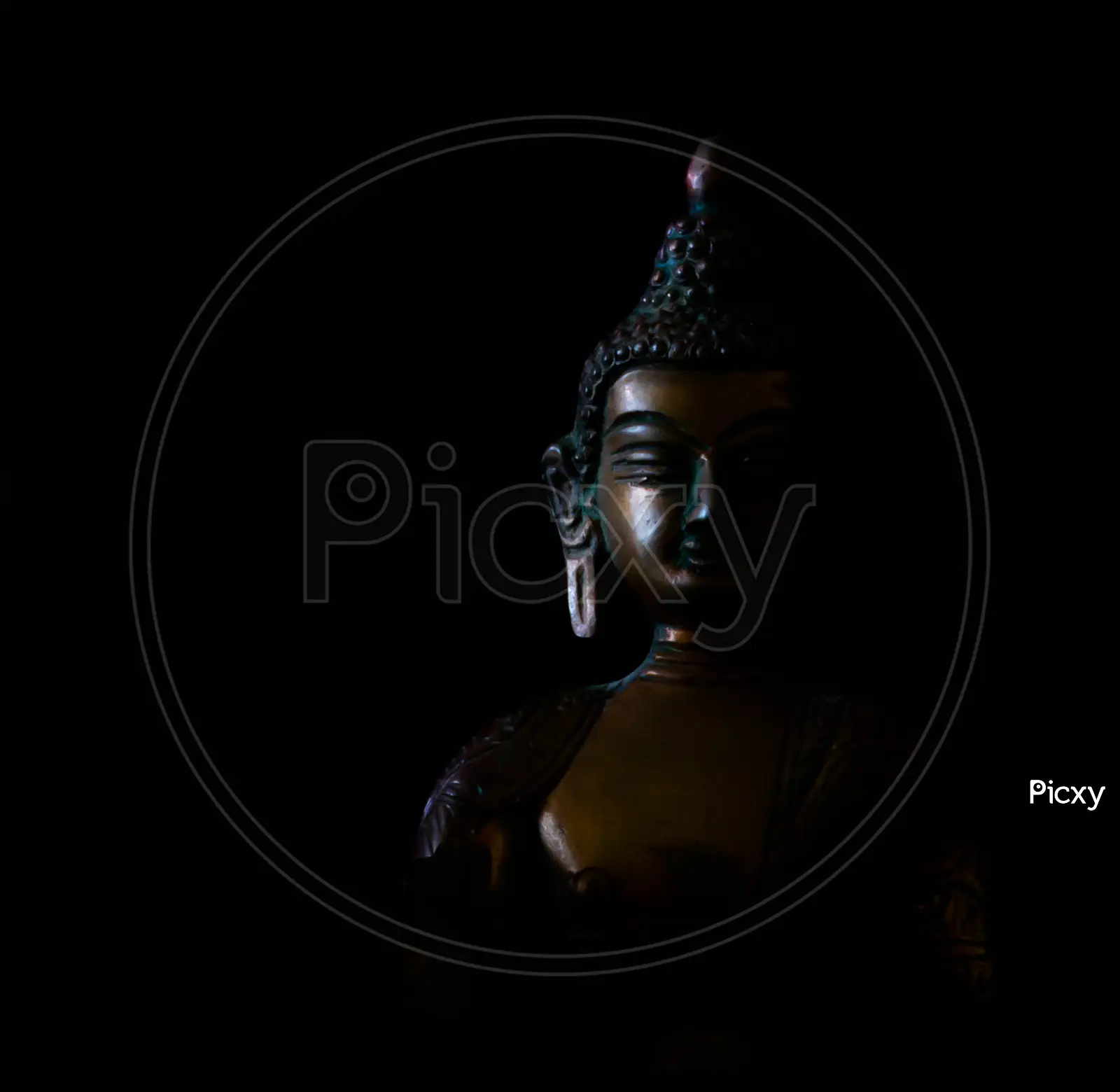 🔥 Black Dark Buddha Full HD Wallpaper Background Download | MyGodImages