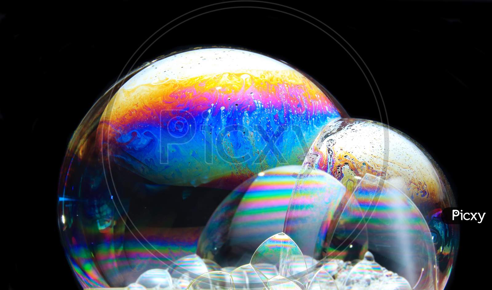 Soap Bubble Colorful Macro Photography