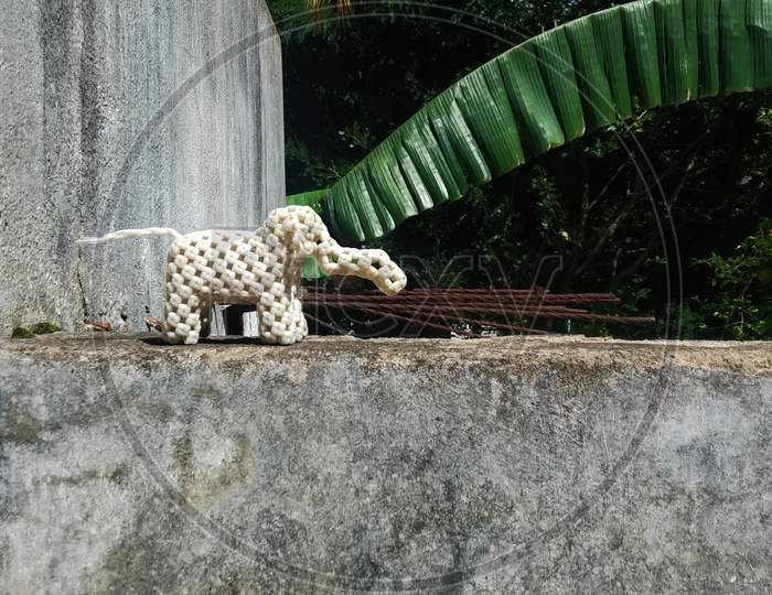 Plastic elephant toy