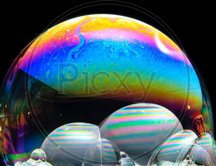 Soap Bubble Colorful Macro Photography