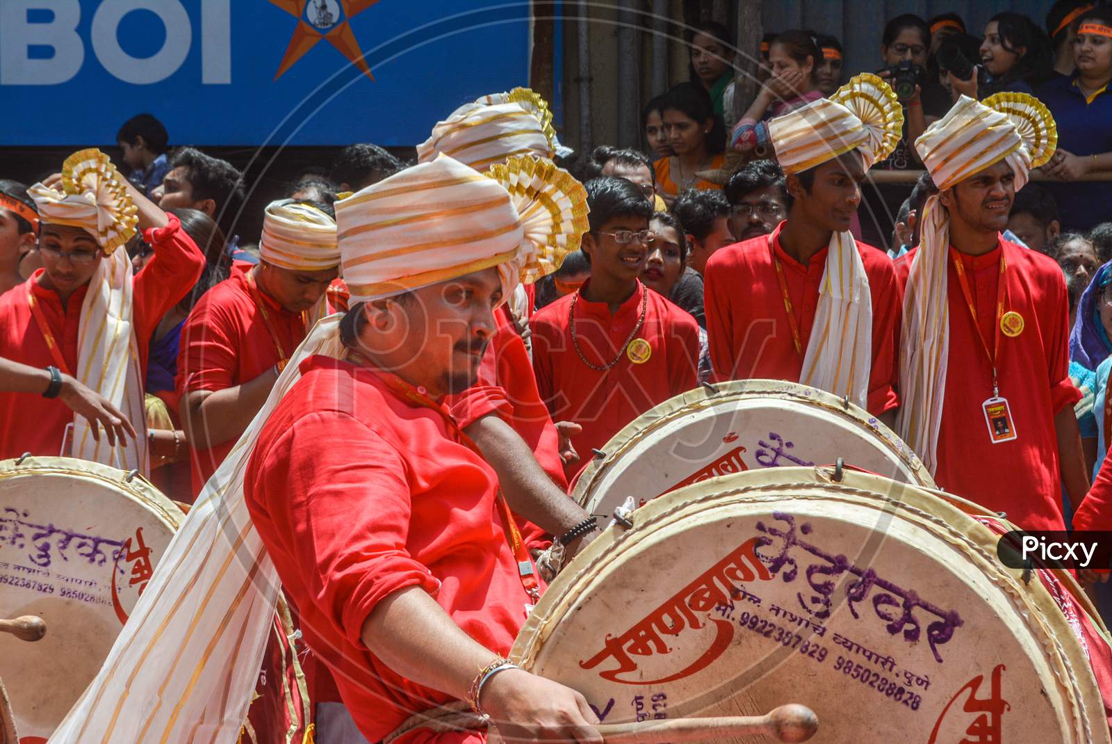 Ganpati festival celebration in pune.