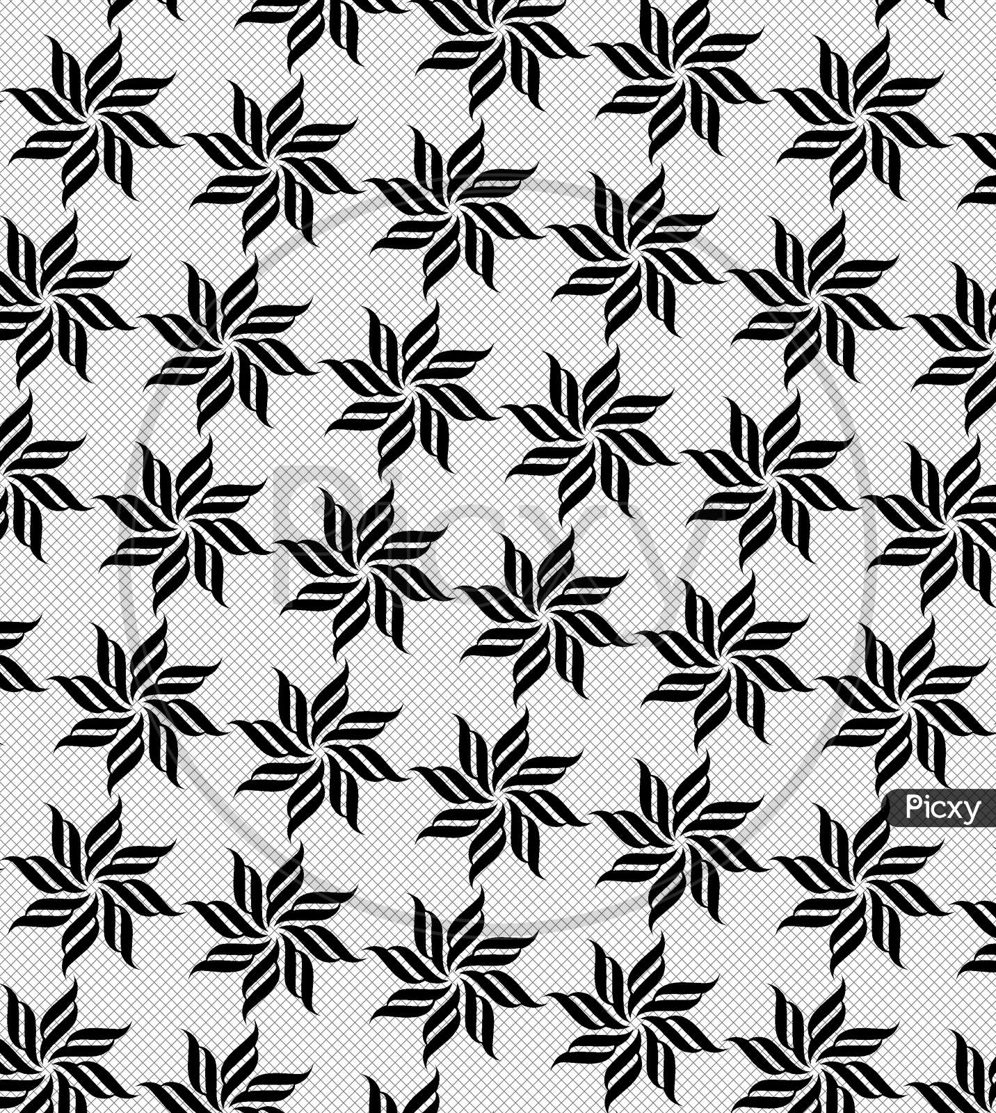 Abstract Seamless Geometric Pattern With Background.Abstract Seamless Geometric Pattern With Background.