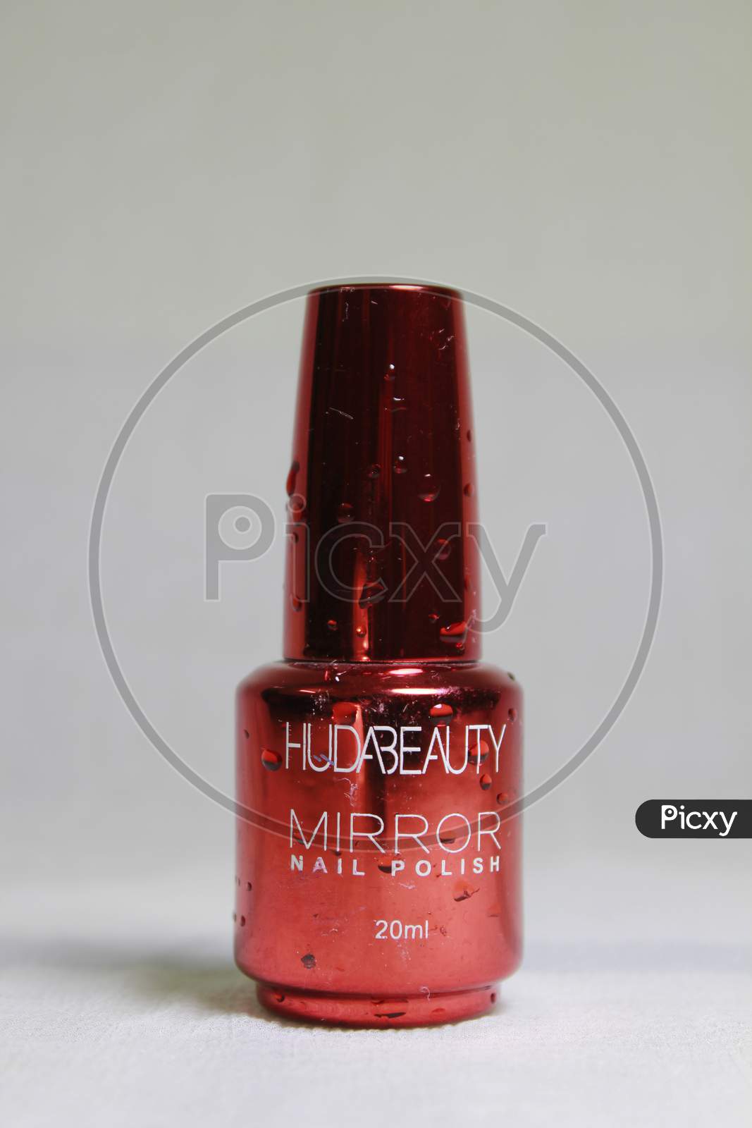 Huda Beauty nail polish product photoshoot