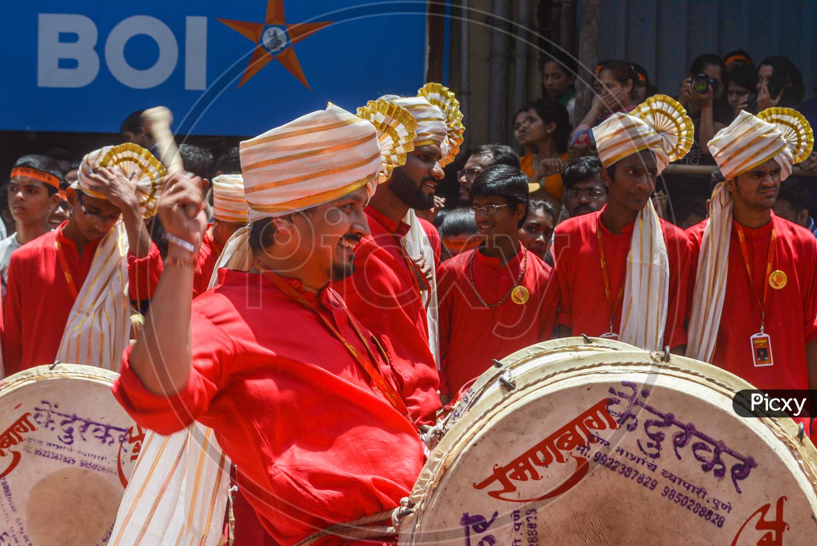Ganpati festival celebration in pune.