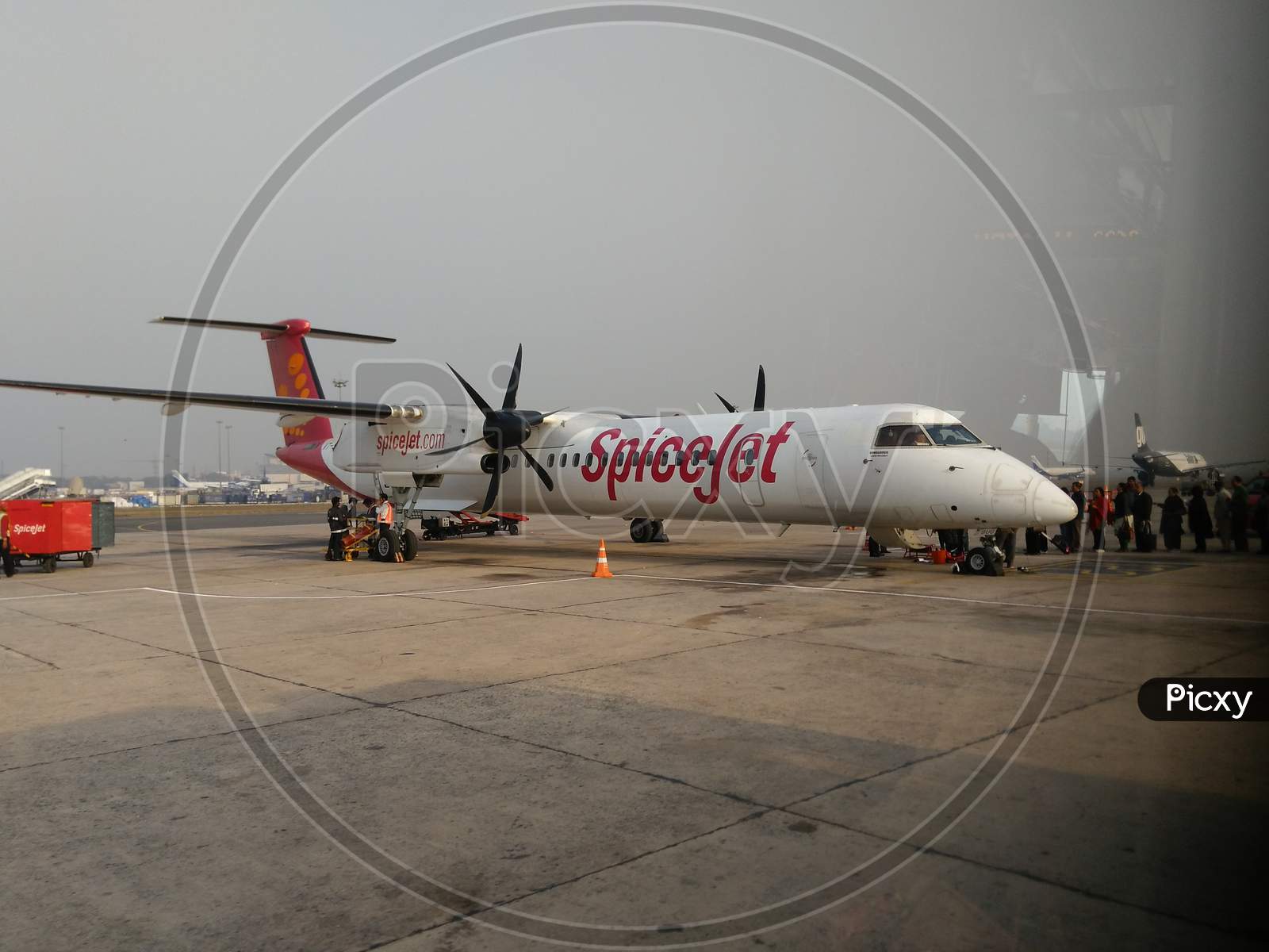 Spicejet Turboprop Aircraft