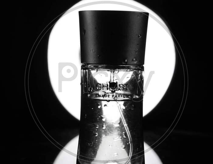 Creative GHOST perfume bottle photoshoot product