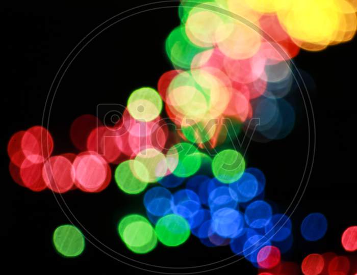 Abstract Light Bokeh Background stock photography