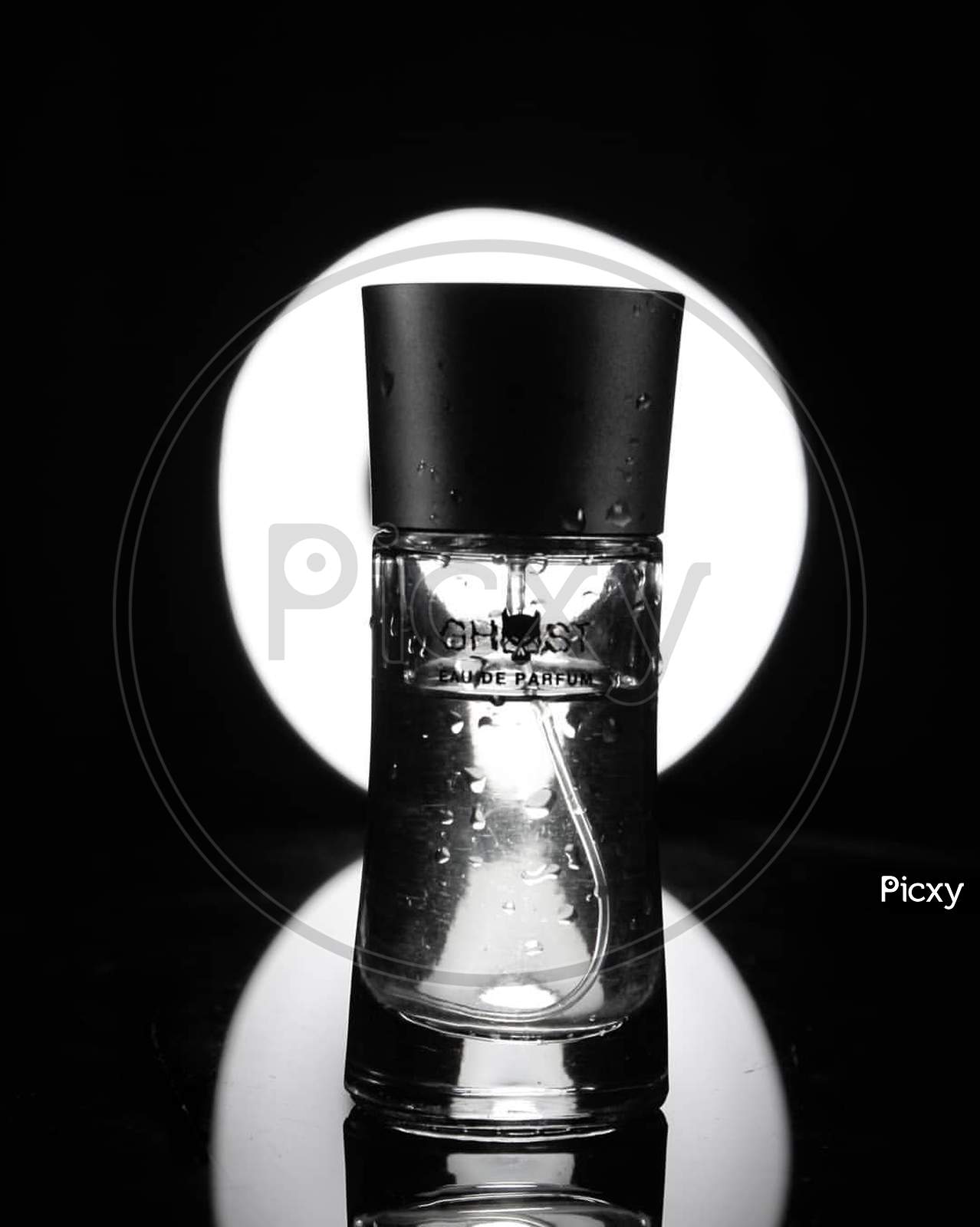 Creative GHOST perfume bottle photoshoot product