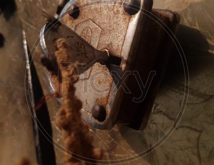 Rust Lock With Key