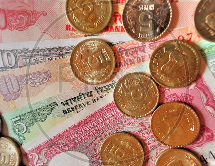 Indian Currency Notes And Coins