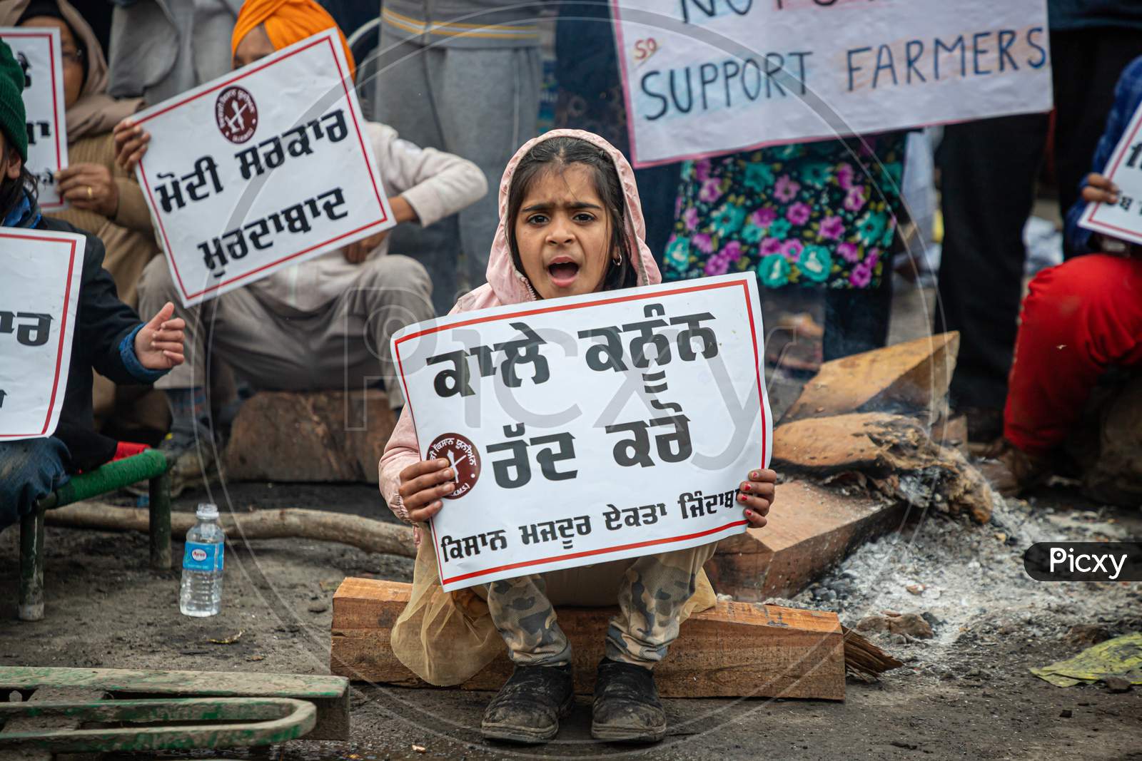 Indian Farmers Are Protesting Against New Farm Law Passed By Indian Government.