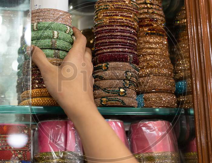 Bangles in Charminar Market