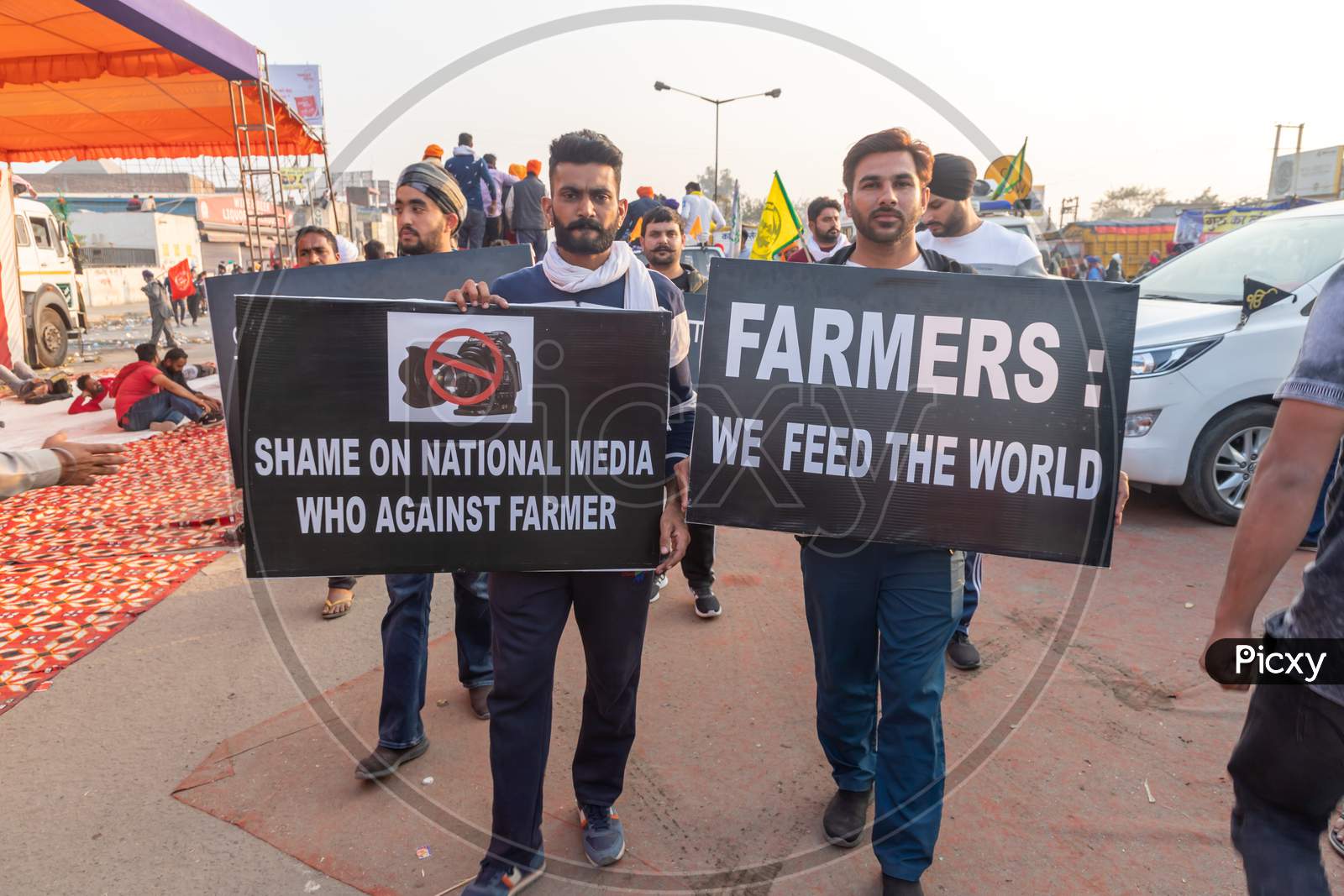 Indian Farmers Are Protesting Against New Farm Law Passed By Indian Government.