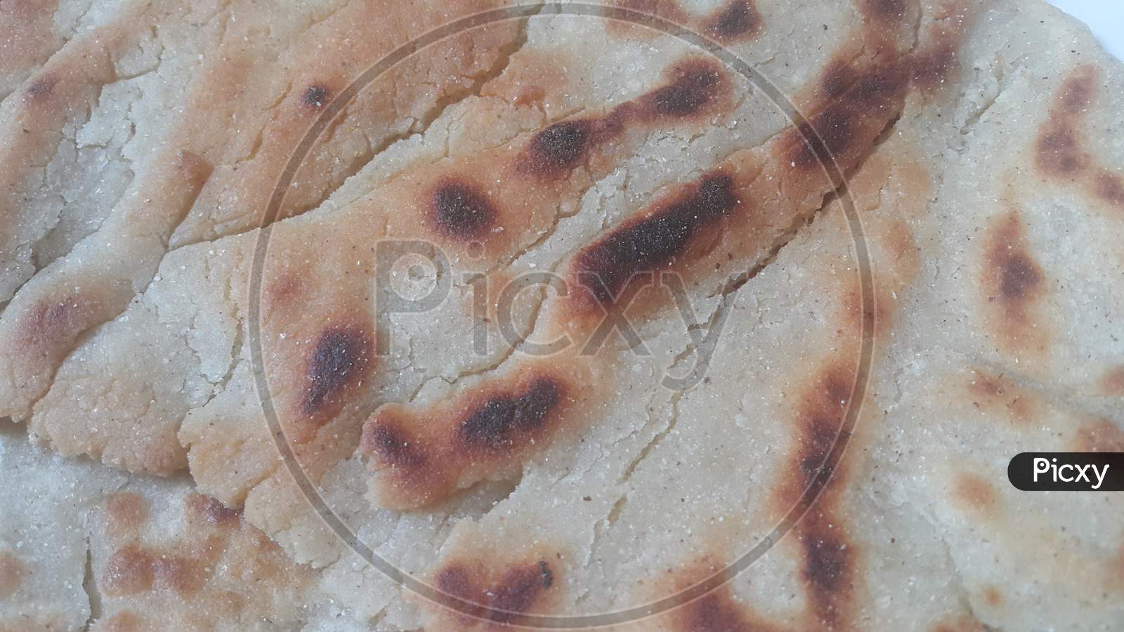 Closeup View Of Of Traditional Home Made Bread Called Jawar Roti Or Bhakri