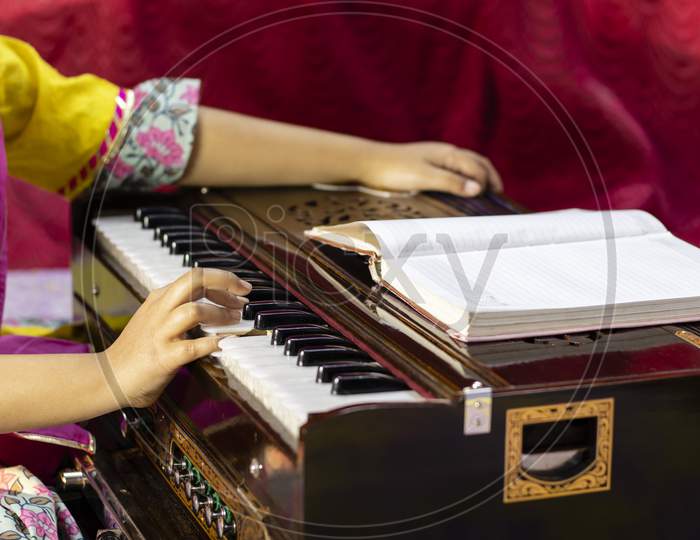 Harmonium - A Hand Made Wooden Musical Instrument