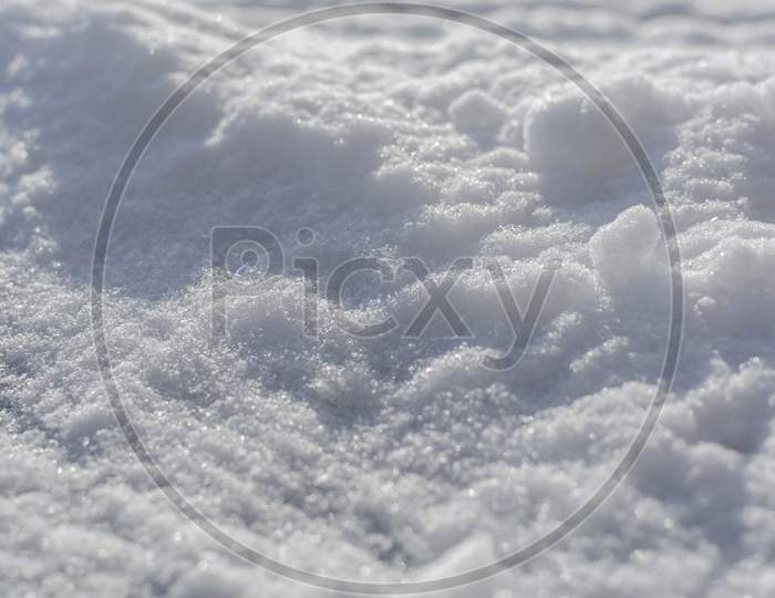 Background Of Fresh Snow Texture