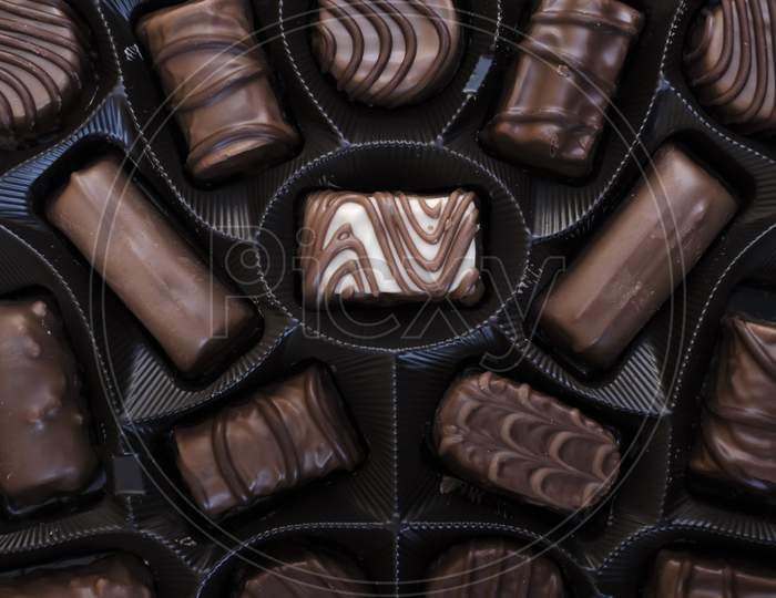 Box Of Chocolates On Table