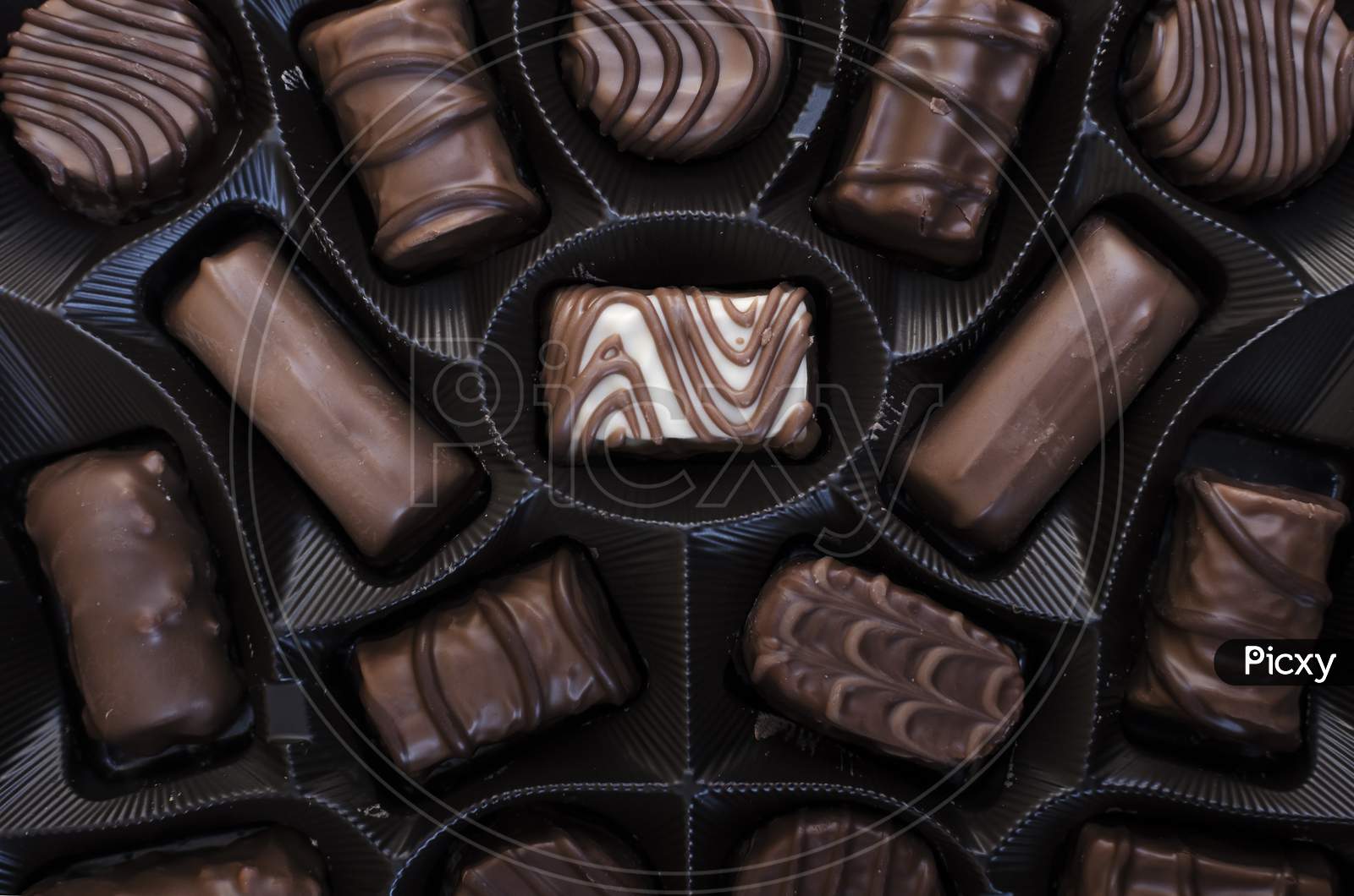Box Of Chocolates On Table