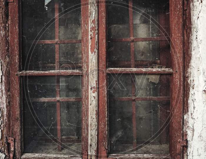 Old Grunge Wooden Window