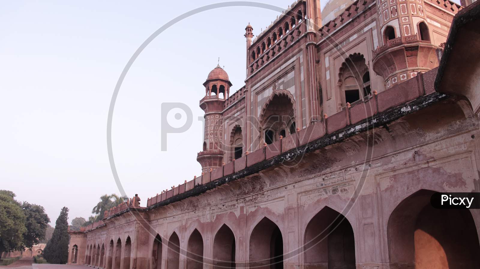 New Delhi, India – Jan 10, 2021: Safdarjung's, a popular tourist spot, was built in 1754 in the memory of Safdarjung who was the Prime Minister of India during the reign of Ahmad Shah Bahadur.