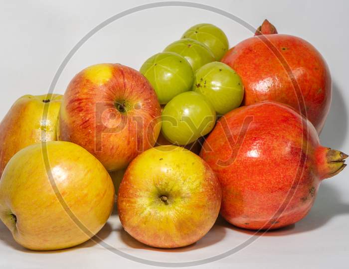 Antioxidant Fruits (Apple, Pomegranate, Indian Gooseberry)