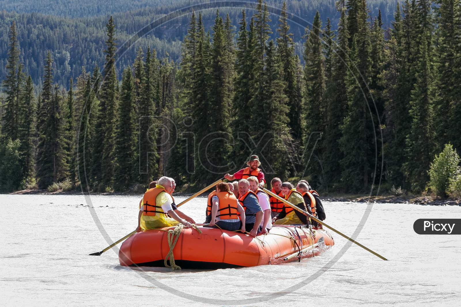 Whitewater Rafting On The Athabasca River