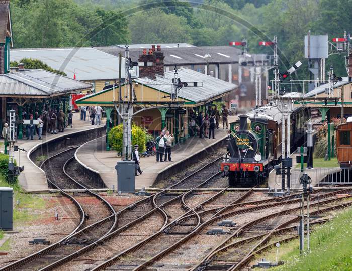 View Into Horsted Keynes Railway Station