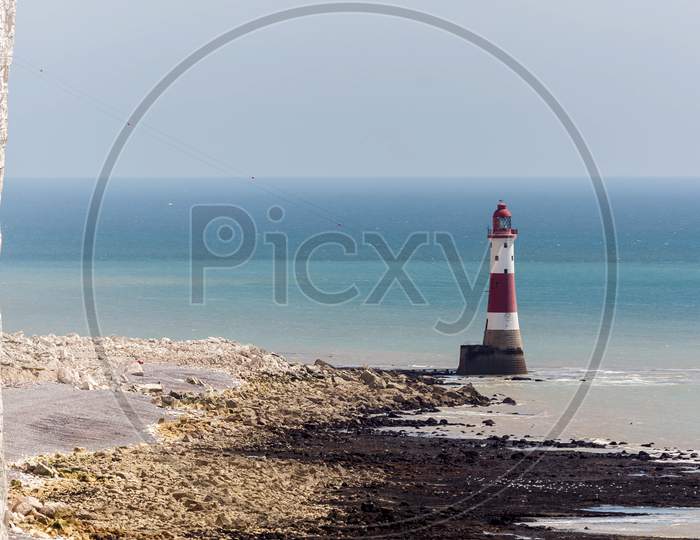 Beachey Head, Sussex/Uk - May 11 : The Lighthouse At Beachey Head In Sussex On May 11, 2011