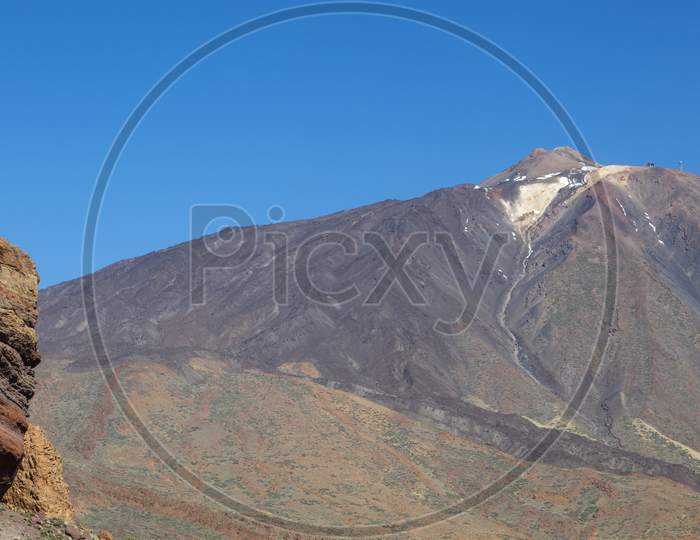 Mount Teide And The Rock Called The Tree