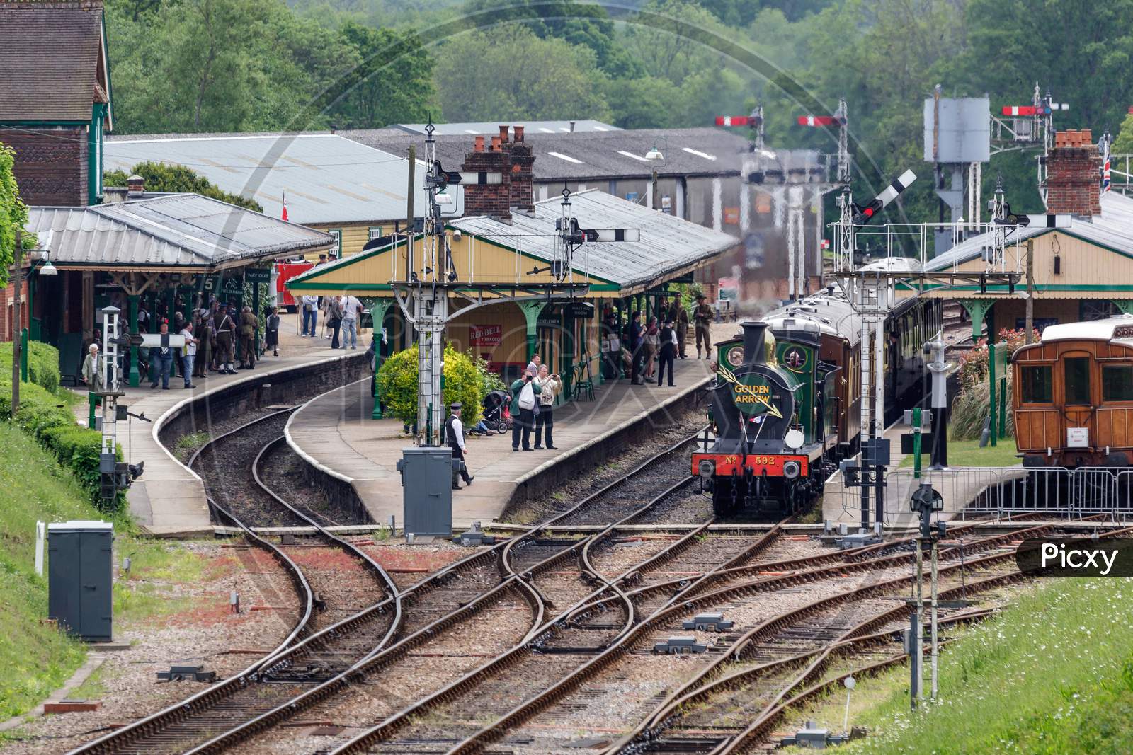 View Into Horsted Keynes Railway Station