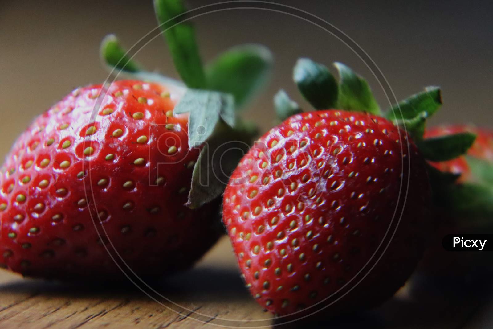Close up of Fresh Strawberry