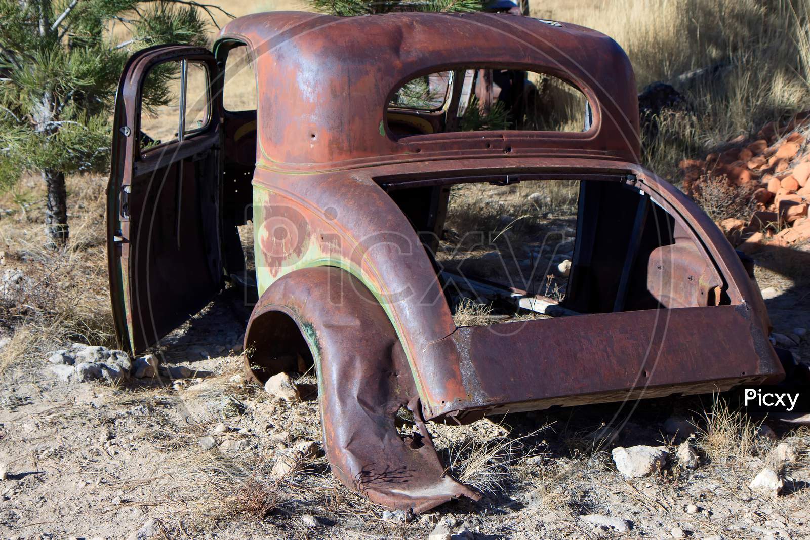 Car Long Since Abandoned In Utah